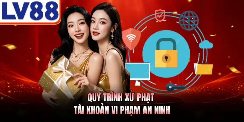Quy trình xử phạt tài khoản vi phạm an ninh